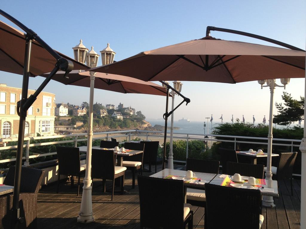 Hotel De La Plage Dinard Exterior foto